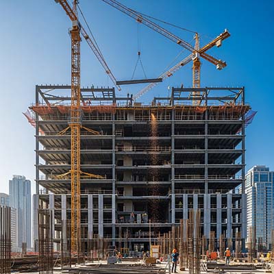 إنشاء مباني سكنية وتجارية