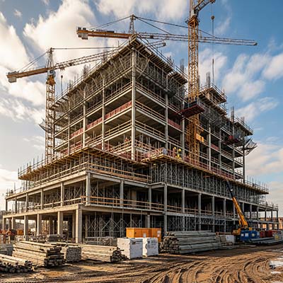 بناء مجمع تجاري